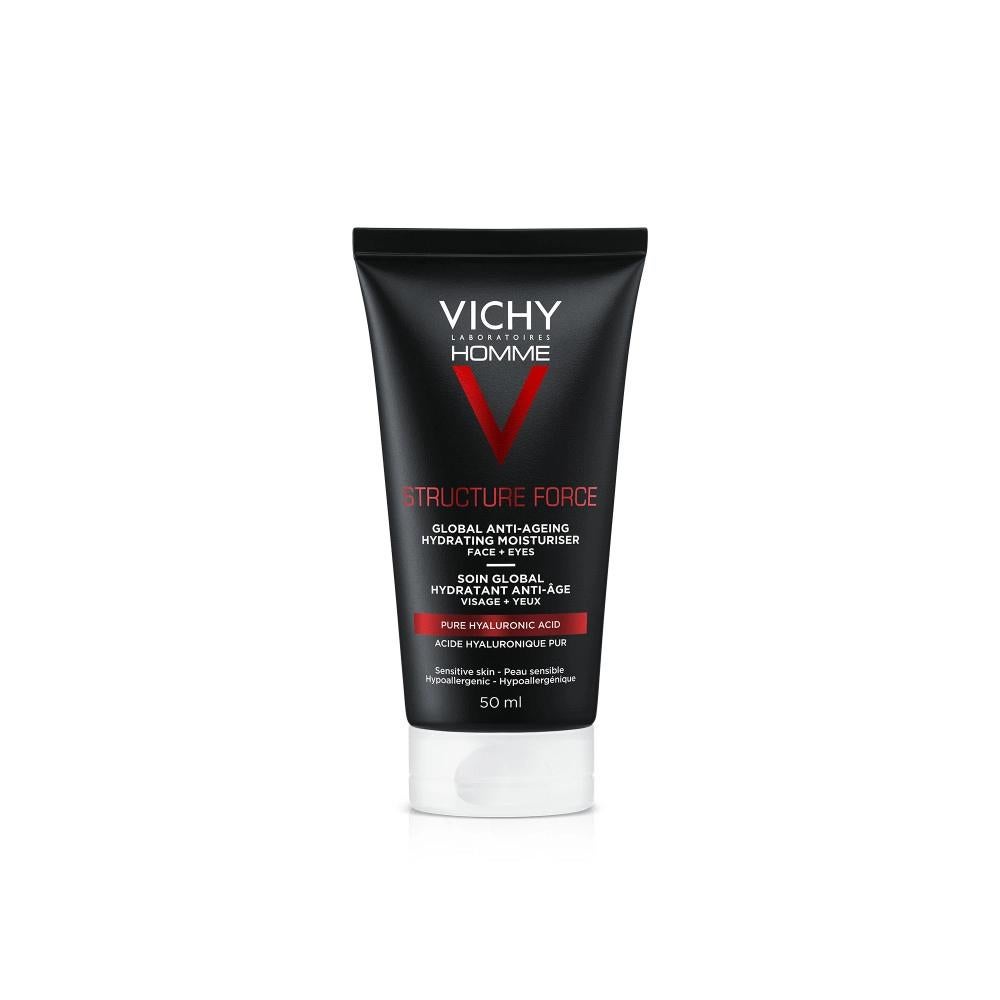 Vichy Homme Structure Force Dagcrème 50ml, Verzenden, Nieuw, Gehele gezicht, Verzorging