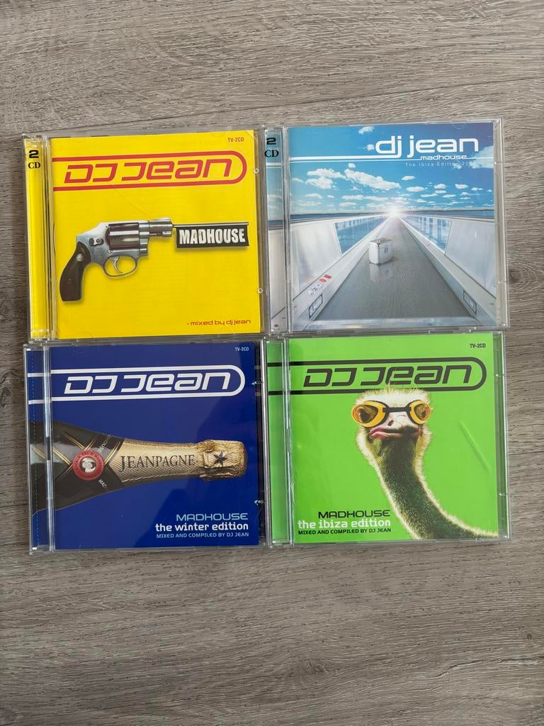 DJ Jean Madhouse CD's - Diverse Edities, Cd's en Dvd's, Ophalen, Gebruikt, Techno of Trance