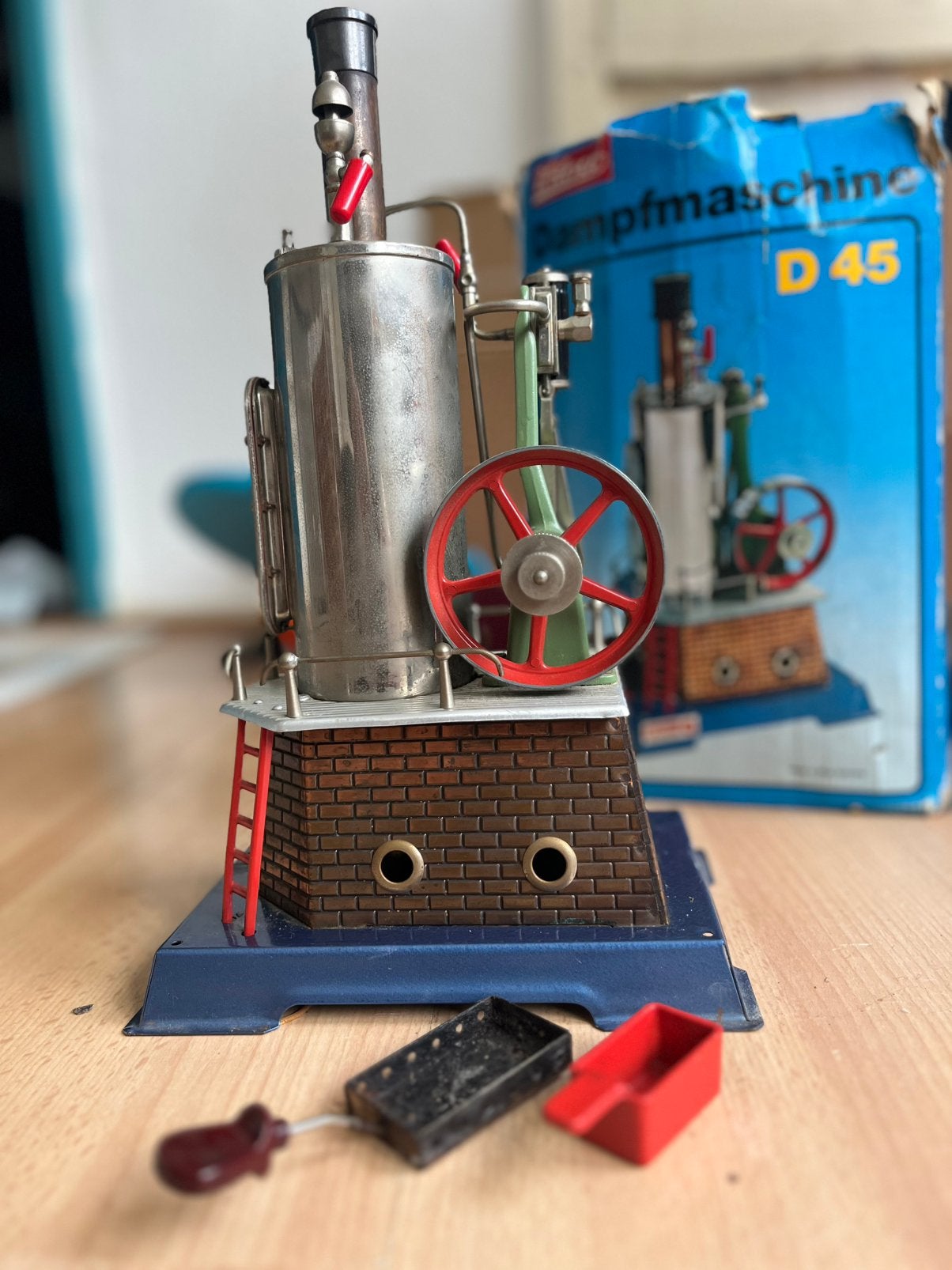 Wilesco Stoommachine D45, Hobby en Vrije tijd, Ophalen of Verzenden, Gebruikt