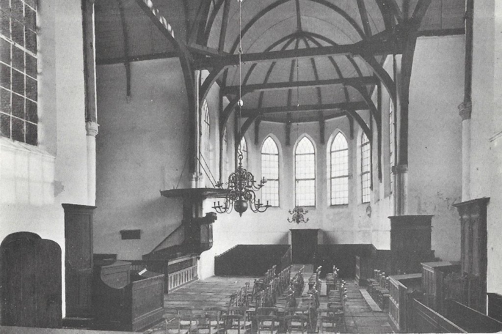 AK Hoorn - Oosterkerk, transept en koor 1950, Verzenden, 1960 tot 1980, Ongelopen, Noord-Holland