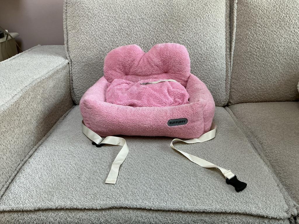 Roze autostoeltje, Dieren en Toebehoren, Honden-accessoires, Ophalen