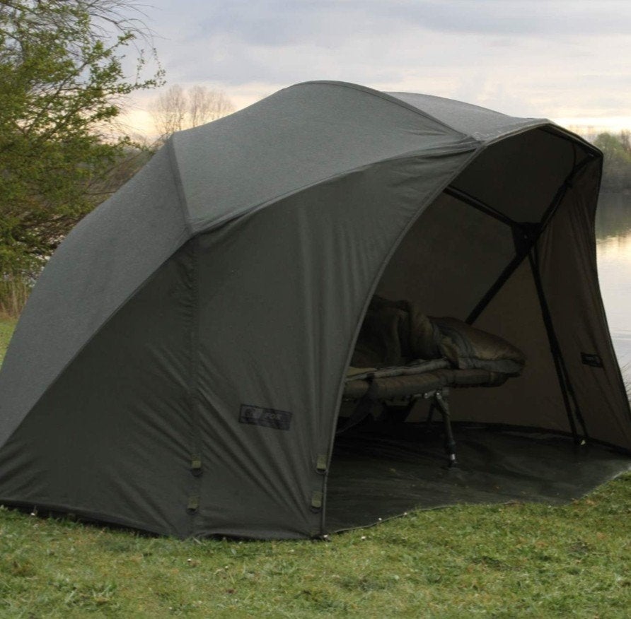 Fox 60 Supra Brolly, Ophalen of Verzenden, Gebruikt, Complete set