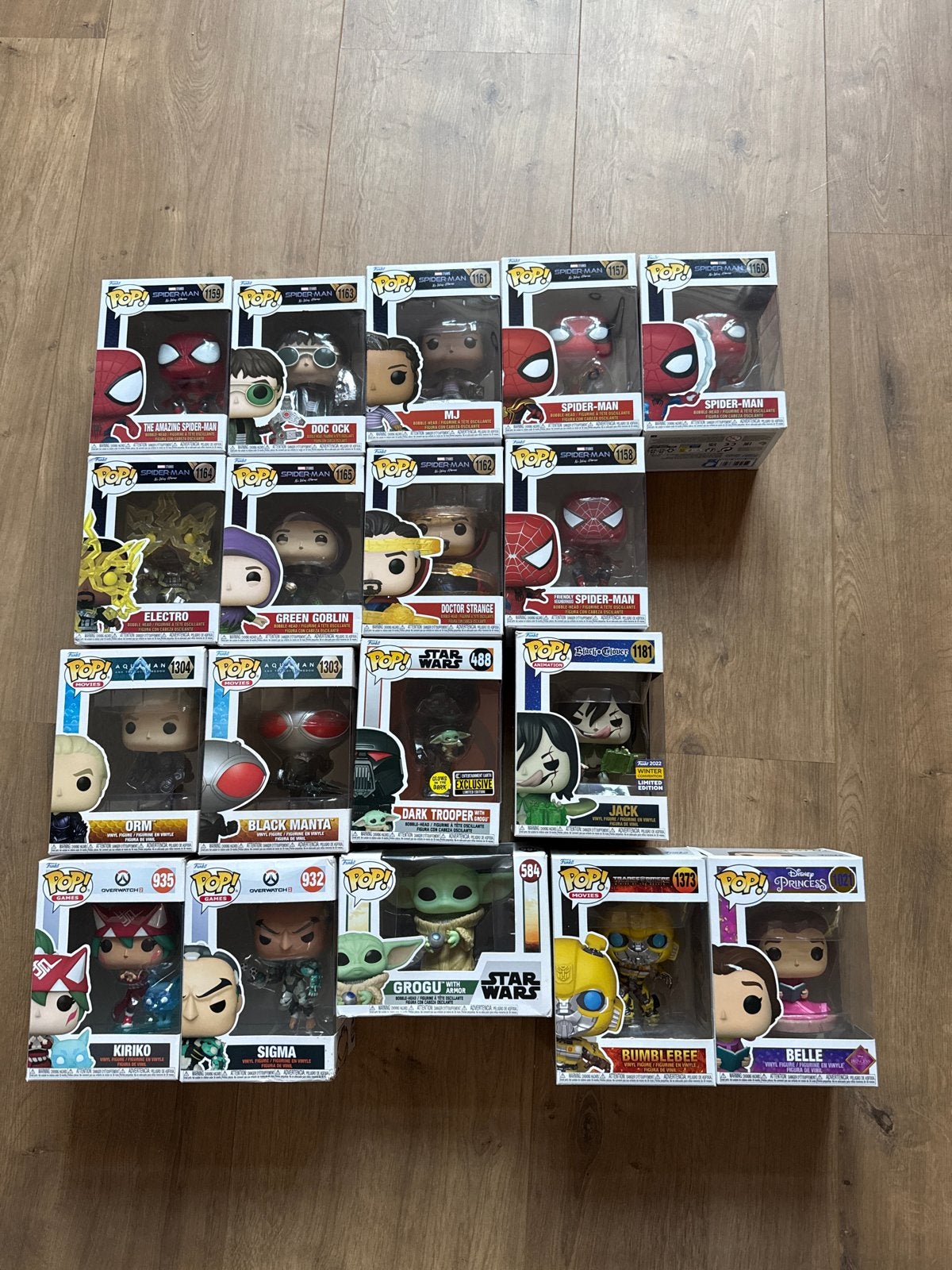 Grote collectie Funko Pop! figuren (Marvel, Star Wars, Disne, Ophalen of Verzenden, Zo goed als nieuw