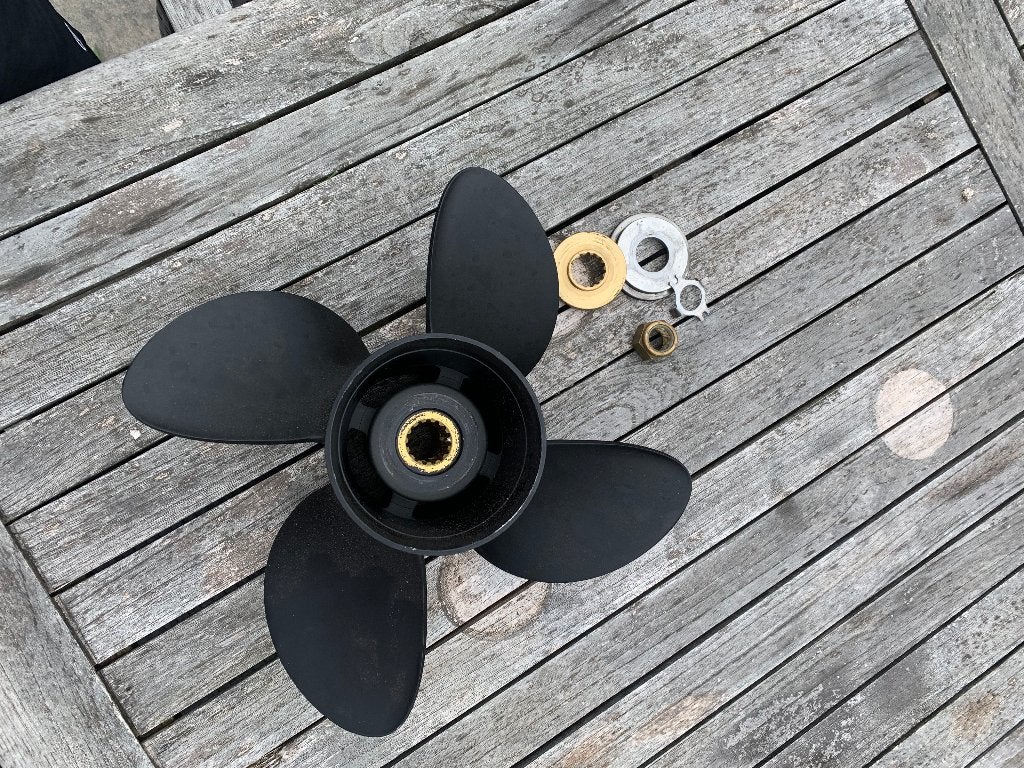 4 blad propeller. Marine. 13 x 17 P, Ophalen of Verzenden, Zo goed als nieuw, Motor en Techniek, Motorboot