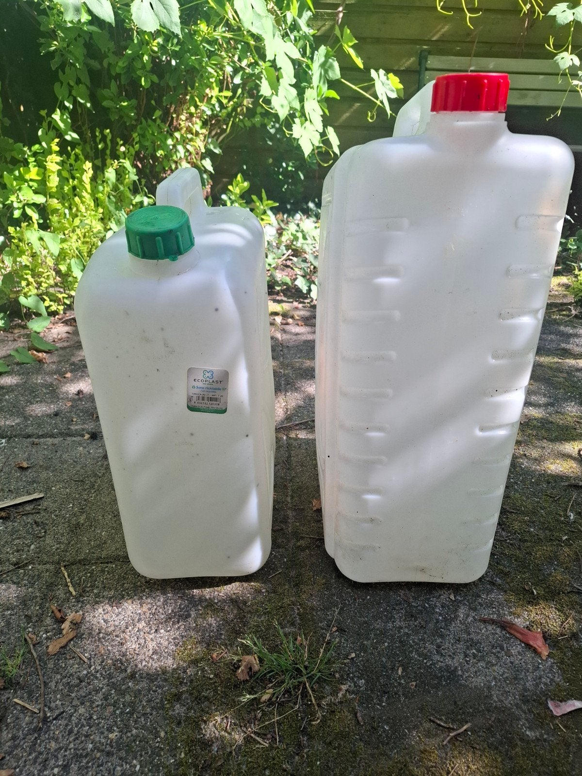 Water jerrycans 30L en 20L, Ophalen, Gebruikt