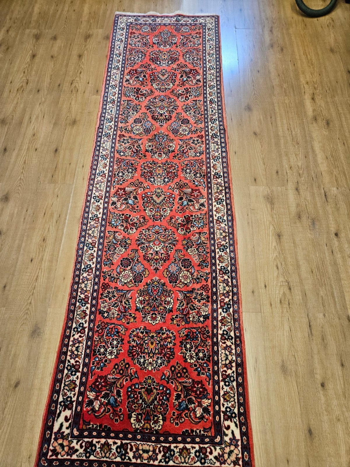 Handgeknoopt perzisch tapijt loper sarough, wol op katoen ge, Info@SlatsAntiek.nl, Perzisch, Vof Slats Antiek, Rechthoekig