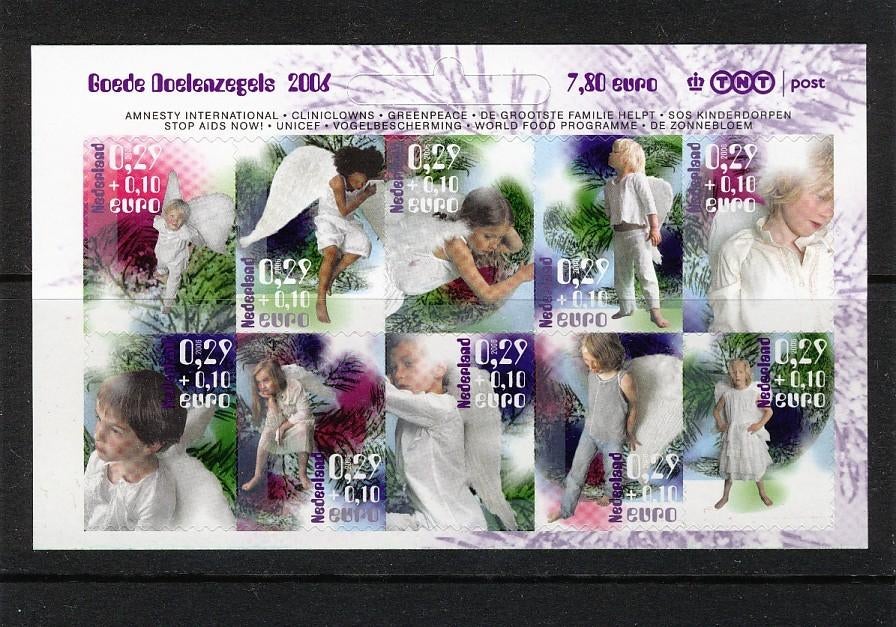 2006 Decemberzegels Goede doelen 2456-2465 postfris, Postzegels en Munten, Postzegels | Nederland, Verzenden, Na 1940, Postfris
