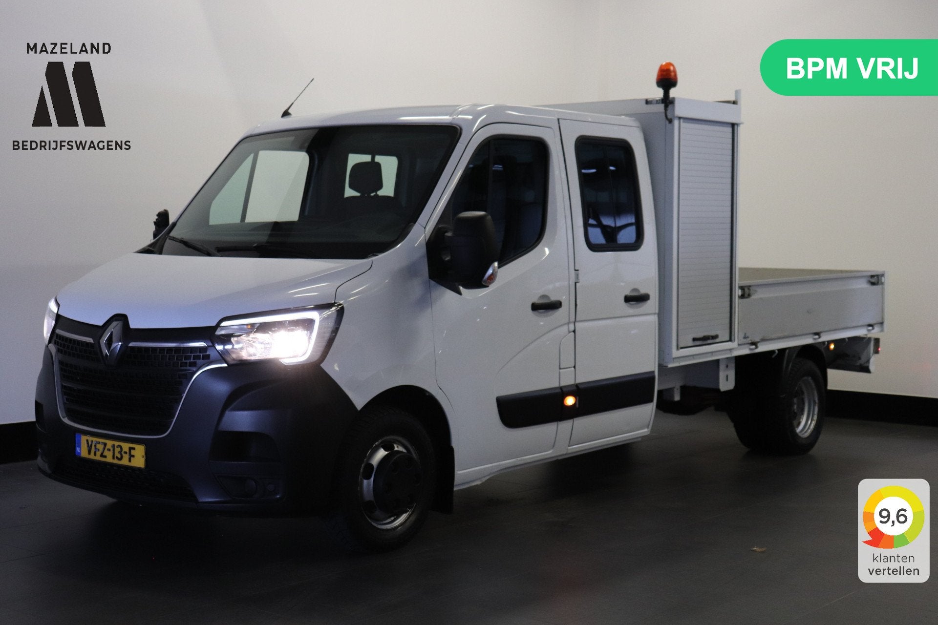Renault Master 2.3 dCi 145PK L4 DC Dubbel Lucht EURO 6 - Dub, Auto's, Gebruikt, 4 cilinders, Renault, Wit