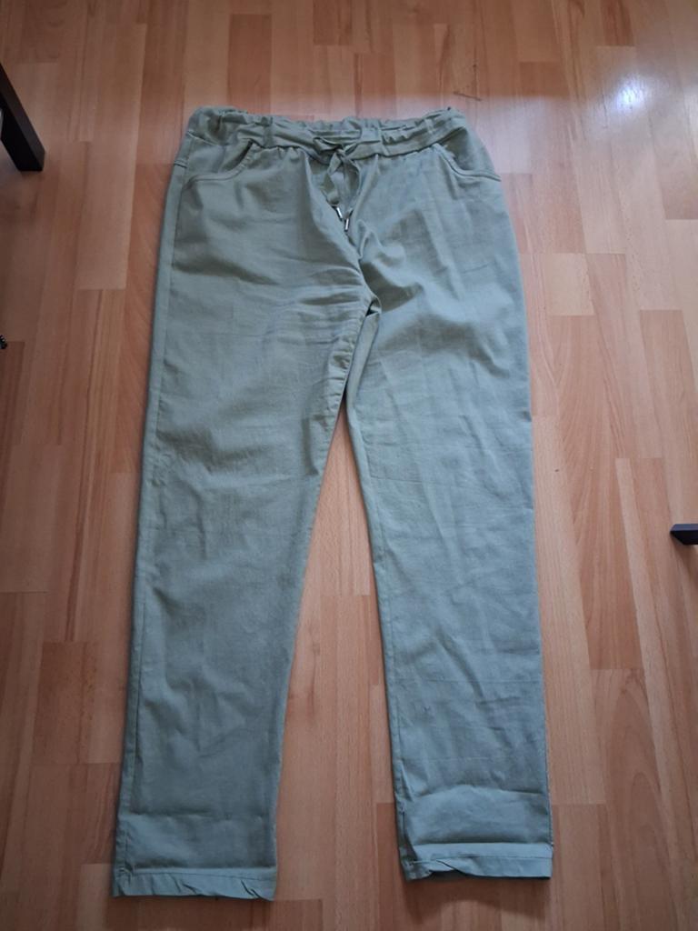 LEGERGROENE JOG BROEK MAAT 46-50, Maat 46/48 (XL) of groter, Ophalen of Verzenden, Zo goed als nieuw, Lang