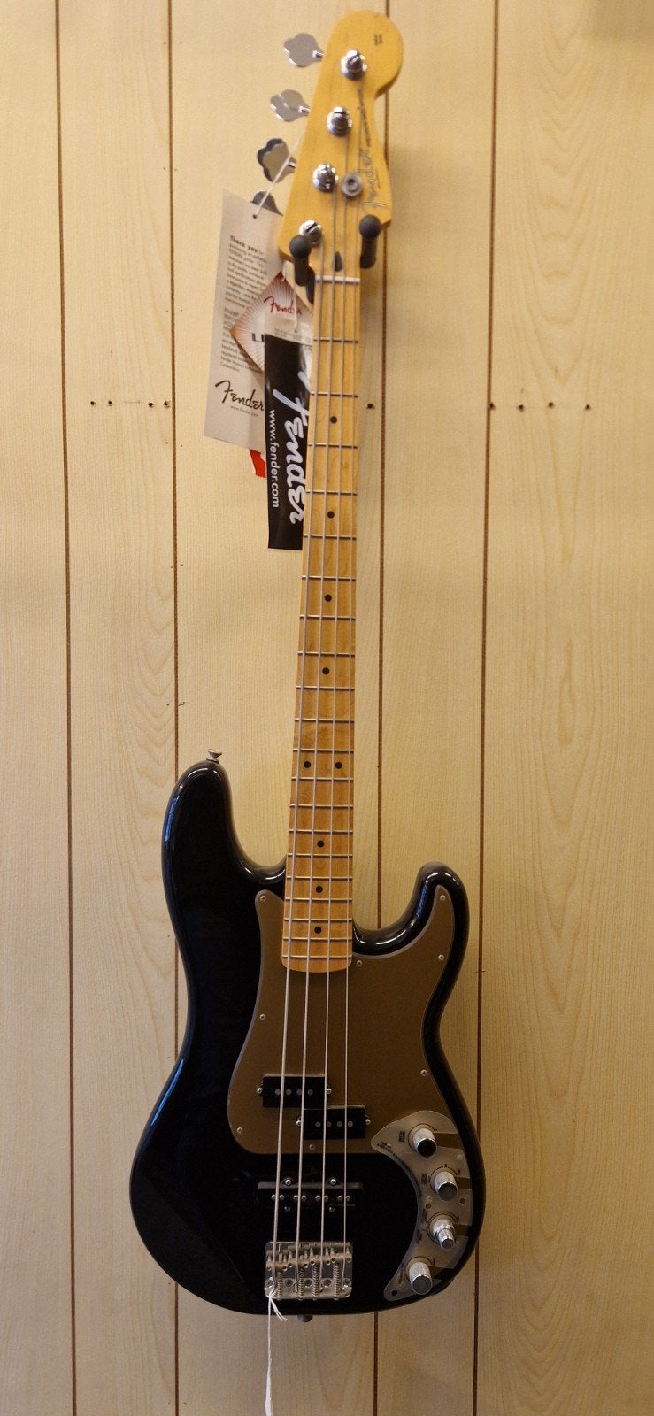 Fender Mexx DLX P BASS SPCL - Zwart/Goud, Muziek en Instrumenten, Ophalen, Nieuw, Elektrisch