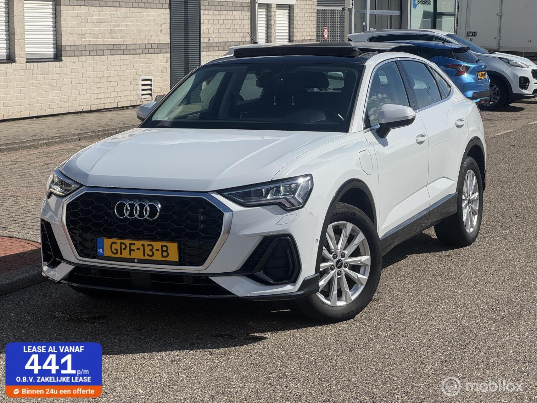 Audi Q3 45 Advanced Sportback INCL BTW, Gebruikt, Euro 6, 150 pk, Wit
