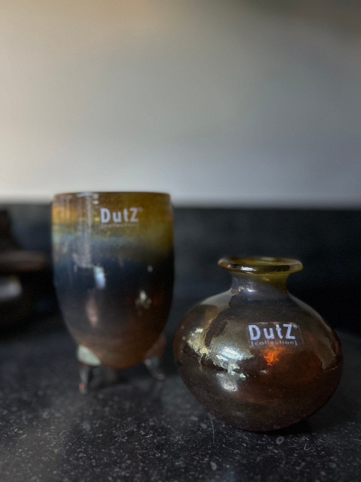 DUTZ vaasje of windlichtje smokeluster, Ophalen of Verzenden, Zo goed als nieuw