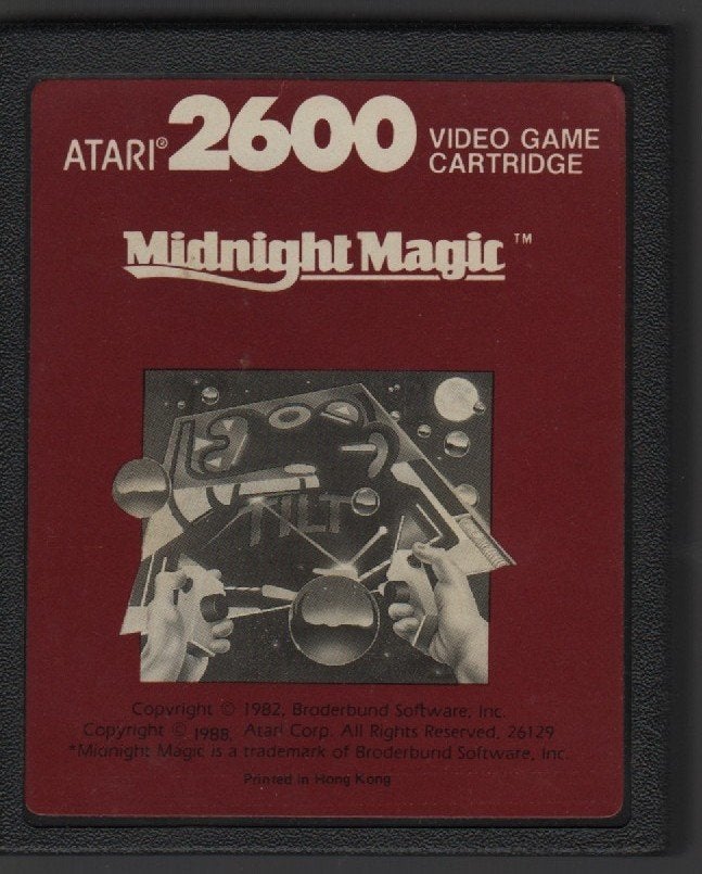 Midnight Magic - Atari 2600 Videogame Cartridge, Spelcomputers en Games, Games | Atari, Gebruikt, Atari 2600, Overige genres, 1 speler