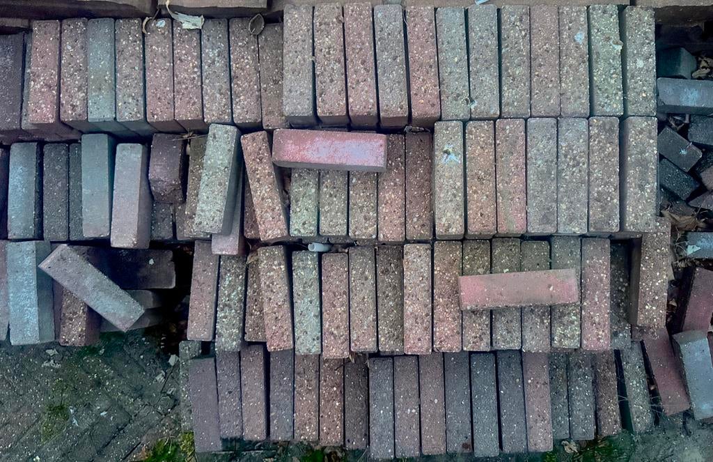 Klinkers / sierbestrating voor tuin, terras of oprit, Ophalen, Gebruikt, Klinkers, 10 m² of meer