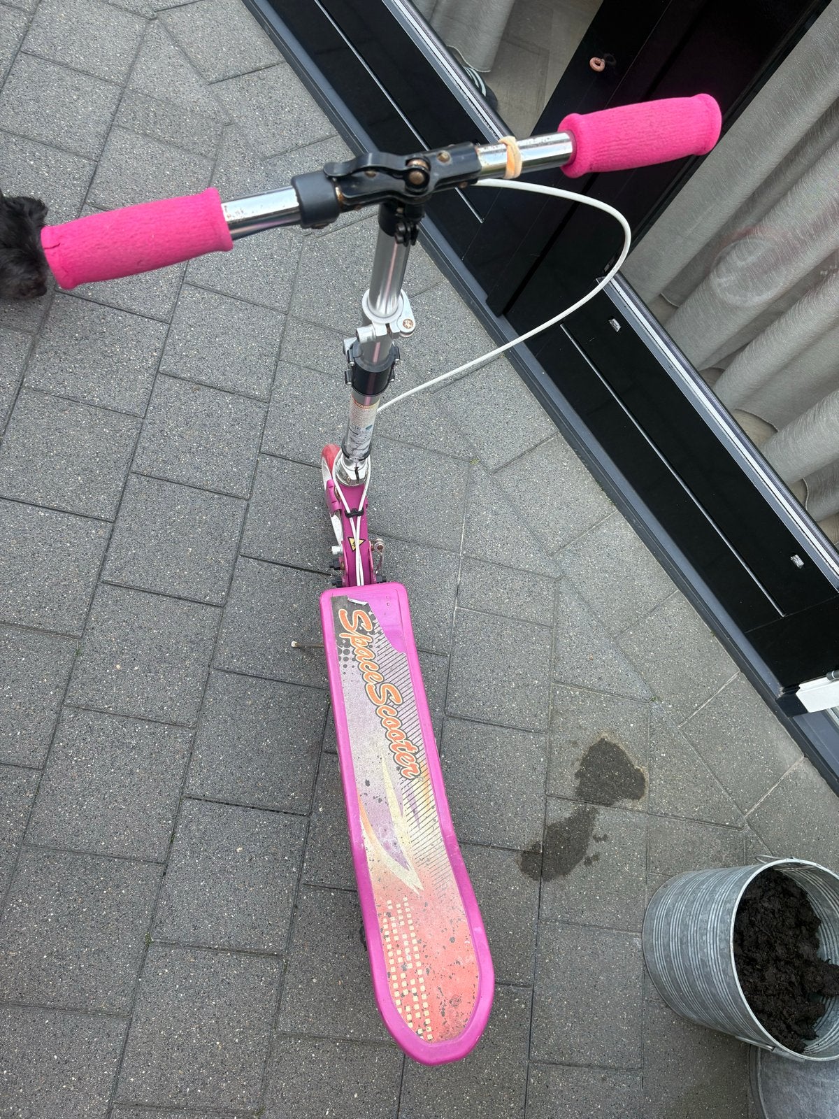 Roze space scooter  - Gebruikt, Fietsen en Brommers, Steps, Ophalen, Gebruikt, Gewone step