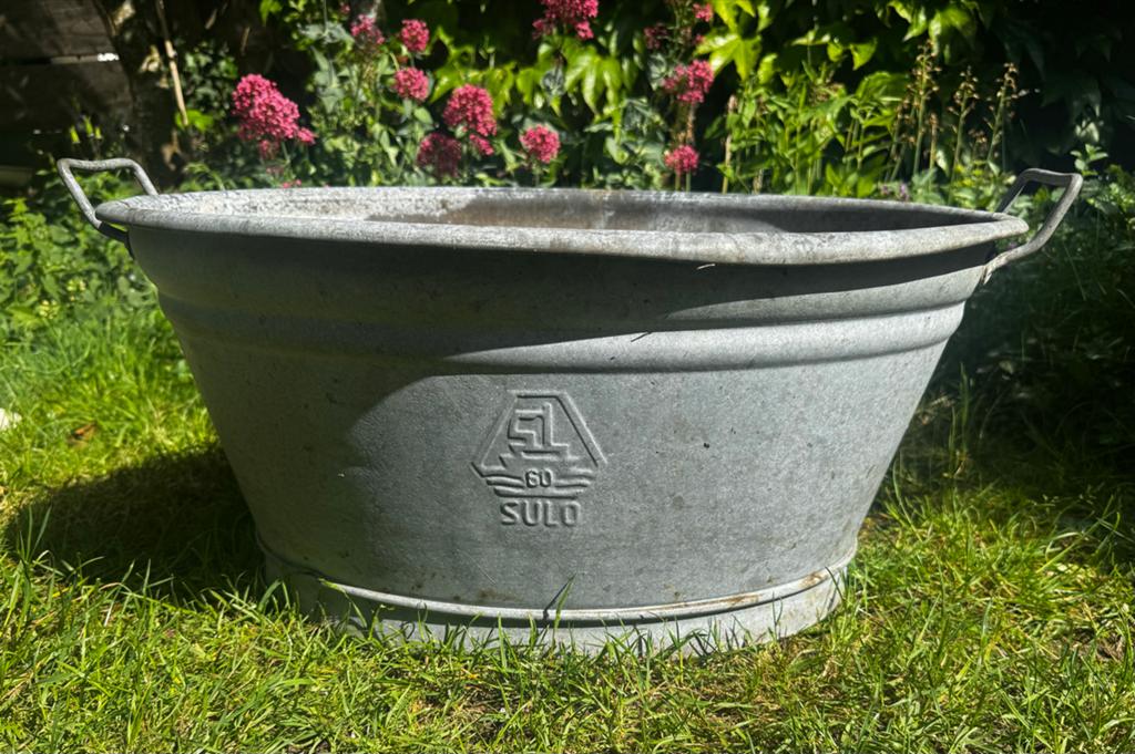 Vintage Zinken Sullo Wastobbe - Decoratief en Functioneel, Ophalen, Gebruikt, Metaal, Tuin