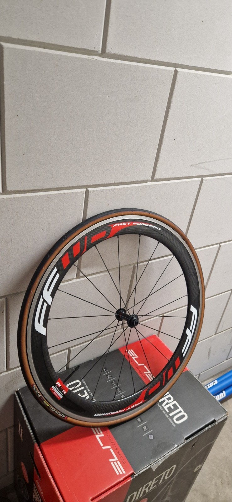 FFWD6 60MM carbon wielset. Clincher. Velgrem., Fietsen en Brommers, Fietsonderdelen, Ophalen, Aluminium