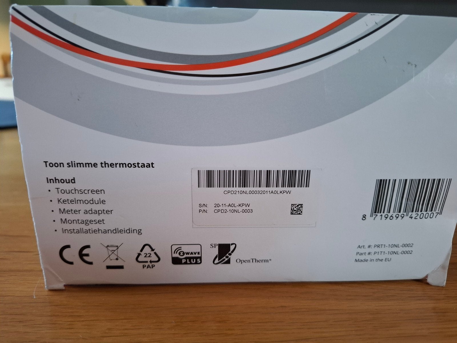Toon slimme thermostaat - Nieuw in doos, Ophalen of Verzenden, Slimme thermostaat, Zo goed als nieuw