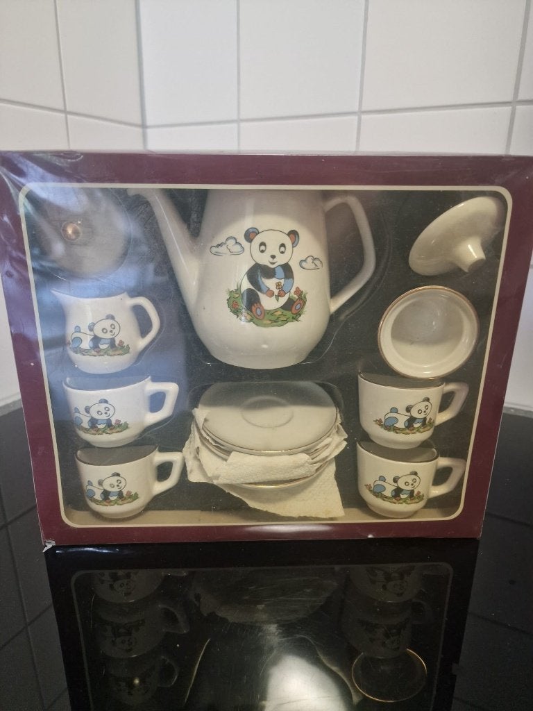 Panda theeservies - nieuw in doos, Ophalen