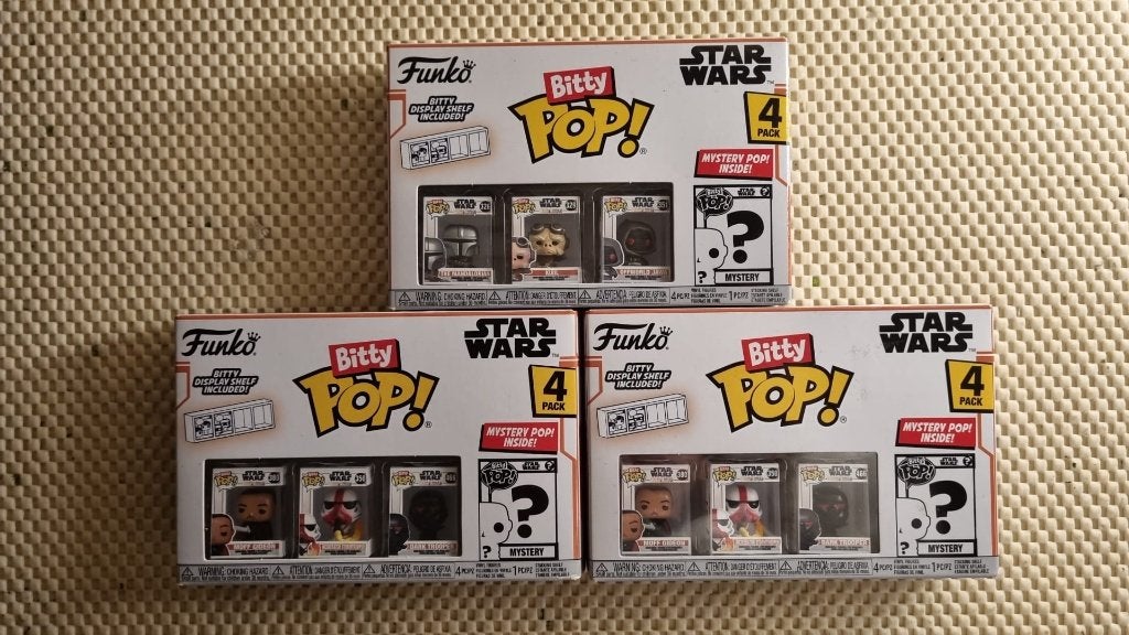 Bitty Pops - Funko - Star Wars - 3 Packs!, Verzamelen, Ophalen of Verzenden, Zo goed als nieuw