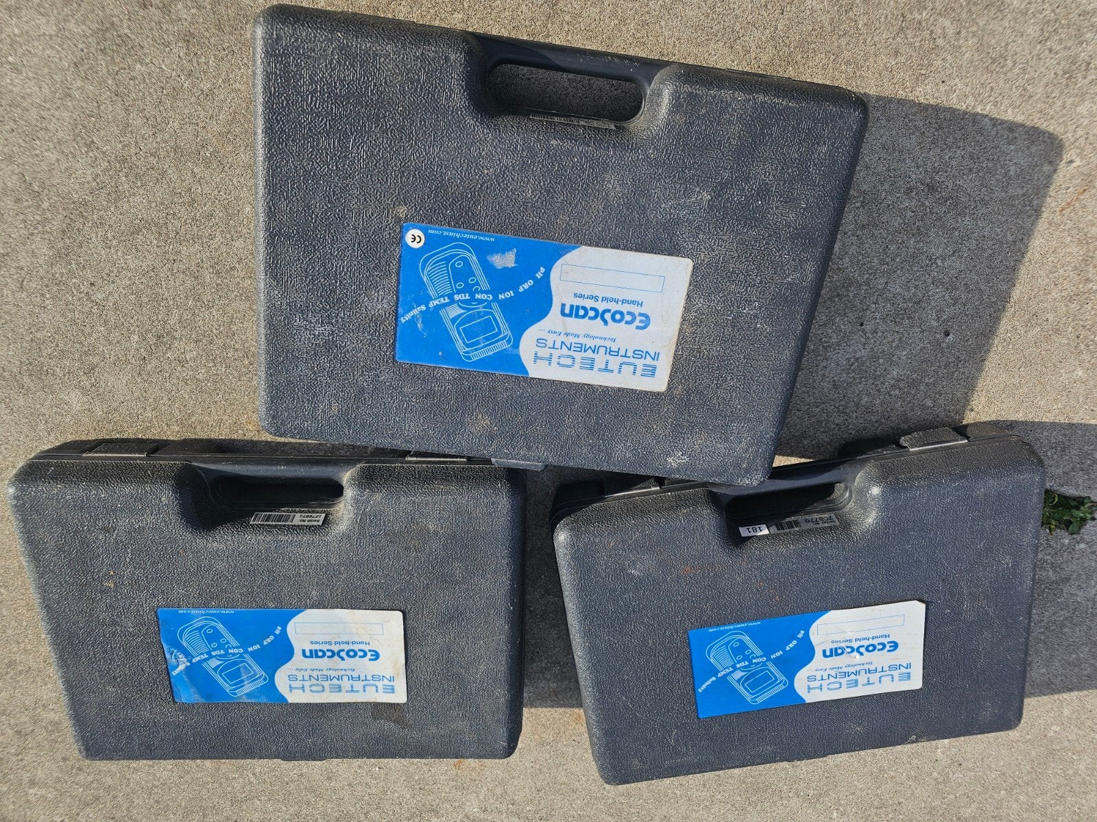 Eutech EcoScan Waterkwaliteitsmeters (pH, DO, Zout), Ophalen, Nieuw