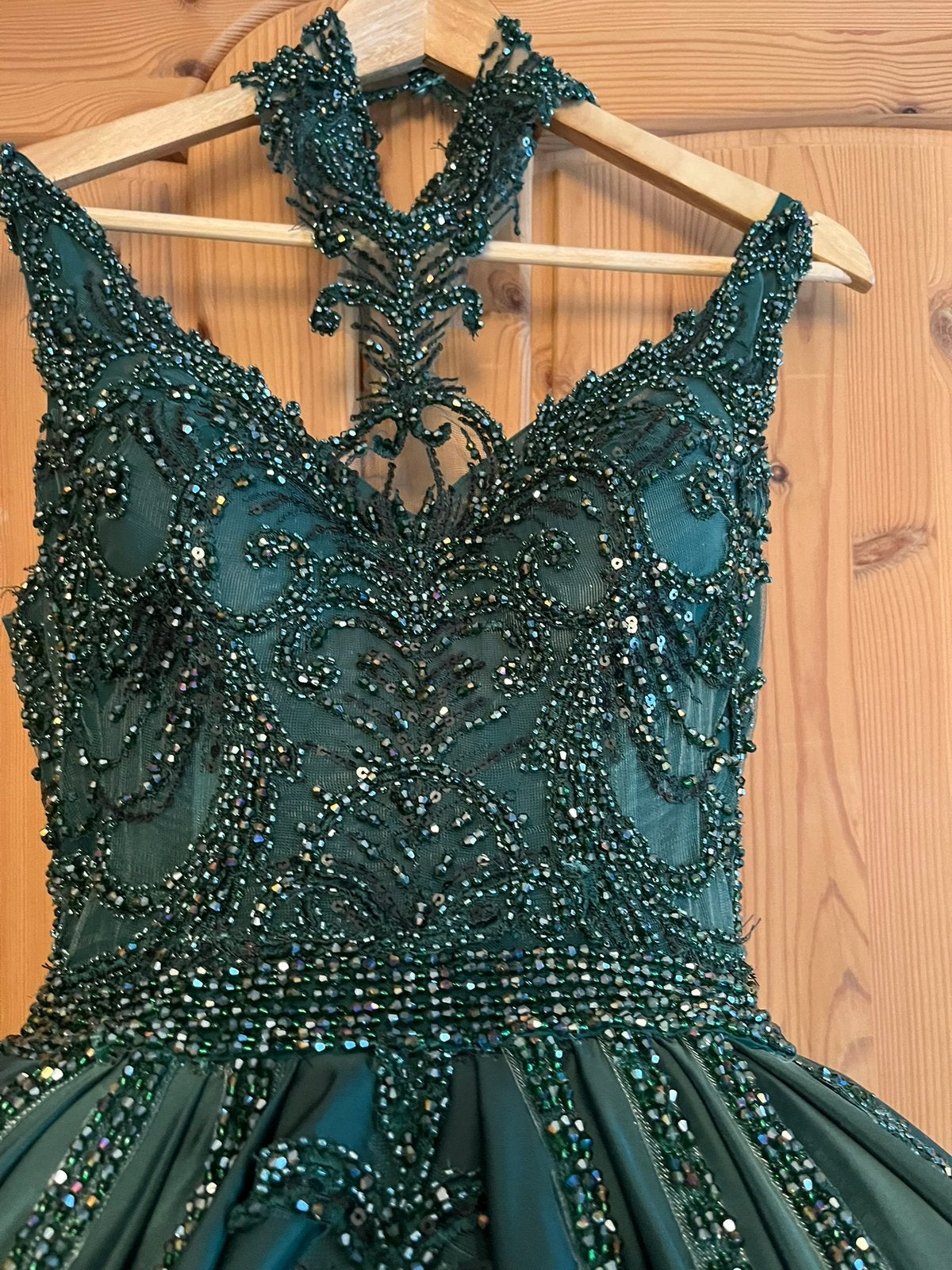 maat 36 tot 42, Kleding | Dames, Gelegenheidskleding, Ophalen of Verzenden, Zo goed als nieuw, Groen, Overige typen