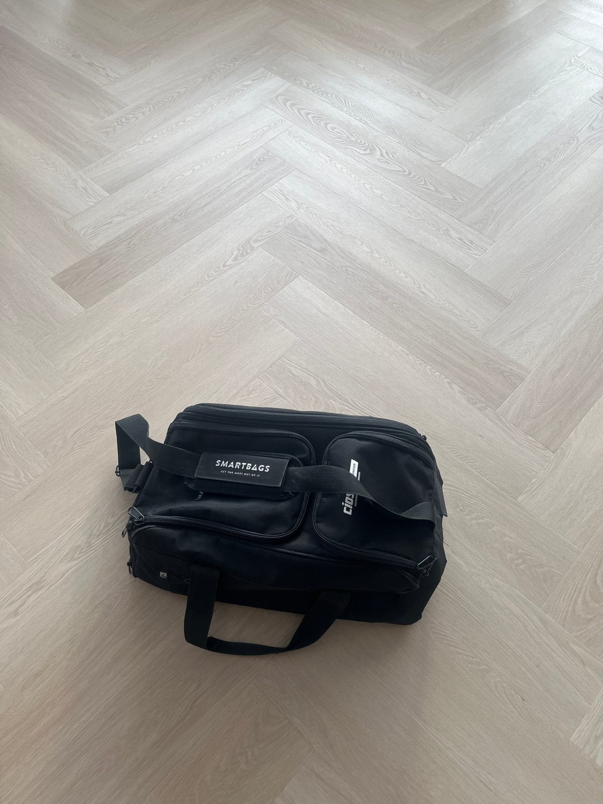 Zwarte Smartbags sporttas met meerdere vakken, Ophalen of Verzenden, Gedragen, Zwart