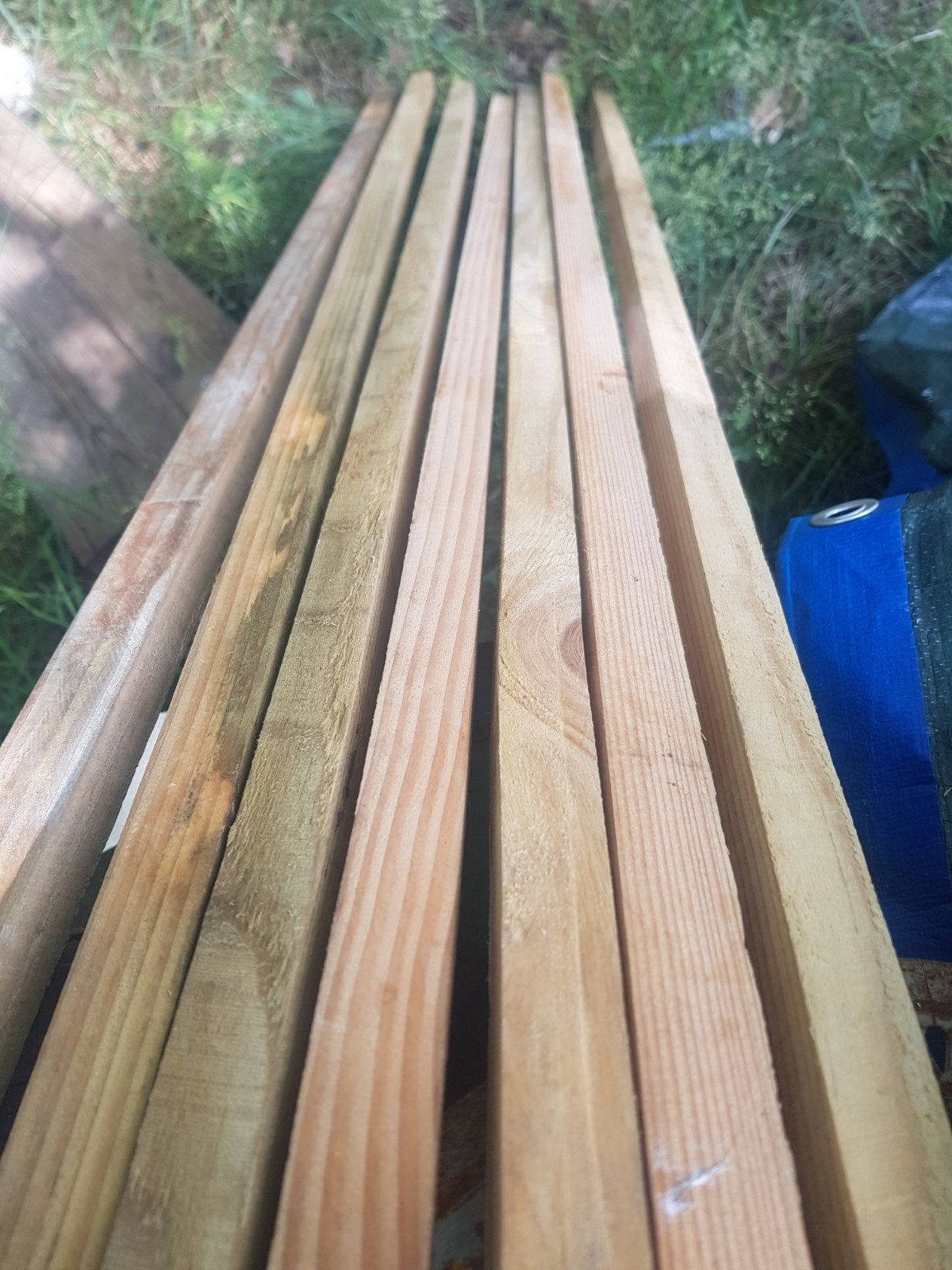 Latten hout schuttingdeur, Ophalen of Verzenden, Minder dan 180 cm, Planken