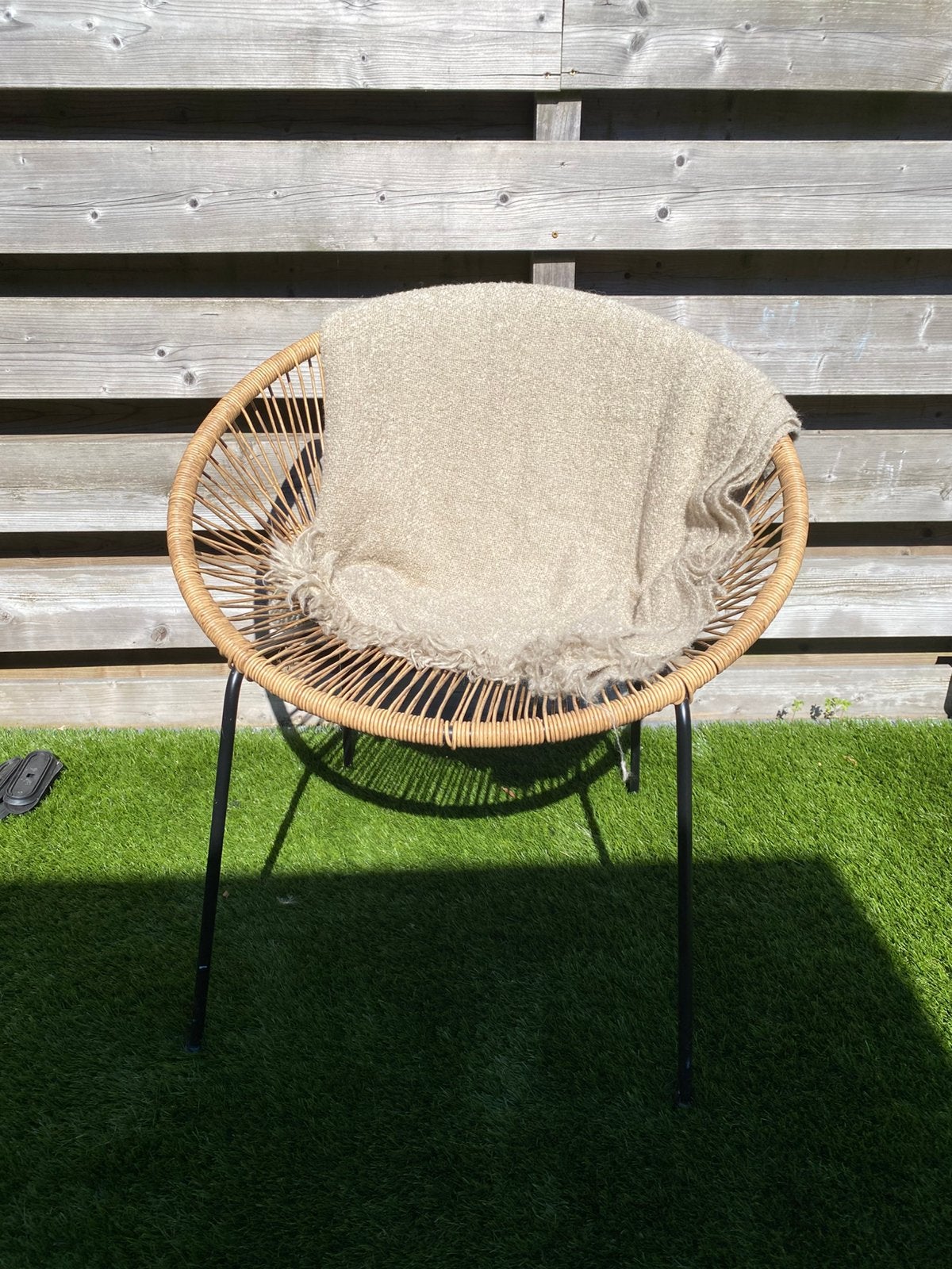 Mooie draadstoel, Huis en Inrichting, Stoelen, Ophalen, Zo goed als nieuw, Eén
