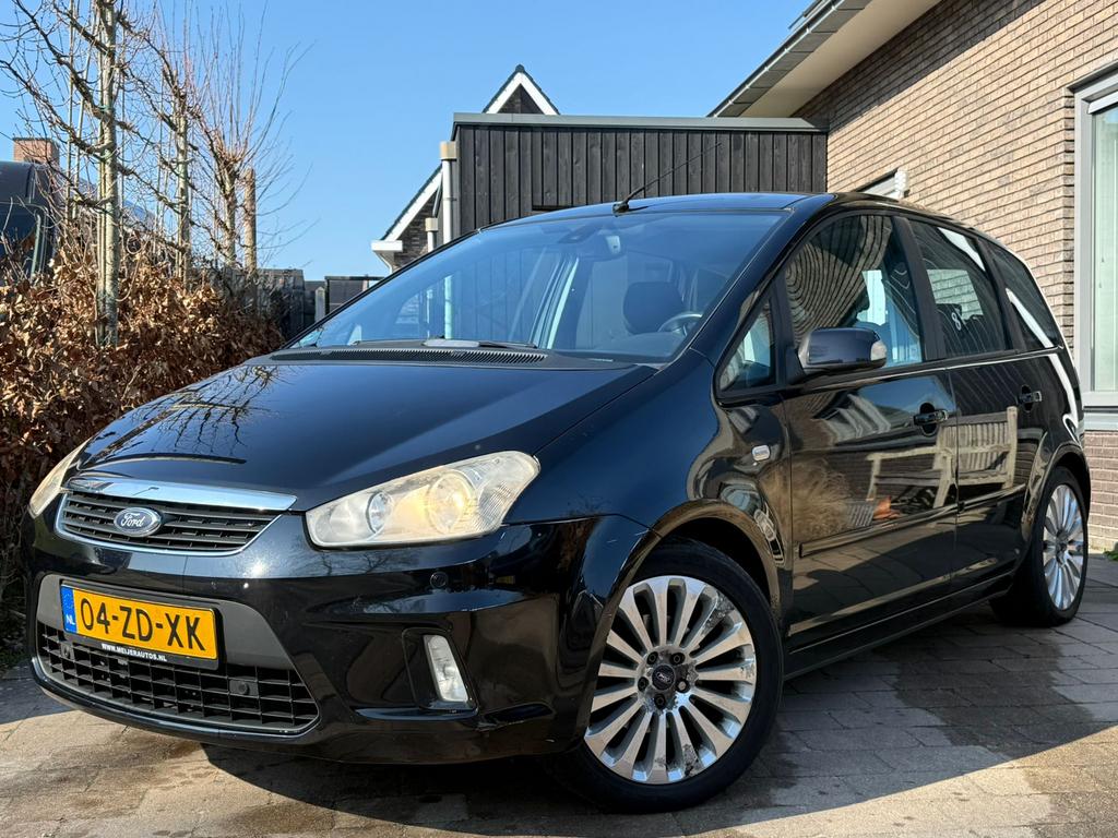 Ford C-Max Titanium APK | TREKHAAK | ELEKTR STOELEN, Voorwielaandrijving, Zwart, 4 cilinders, 685 kg