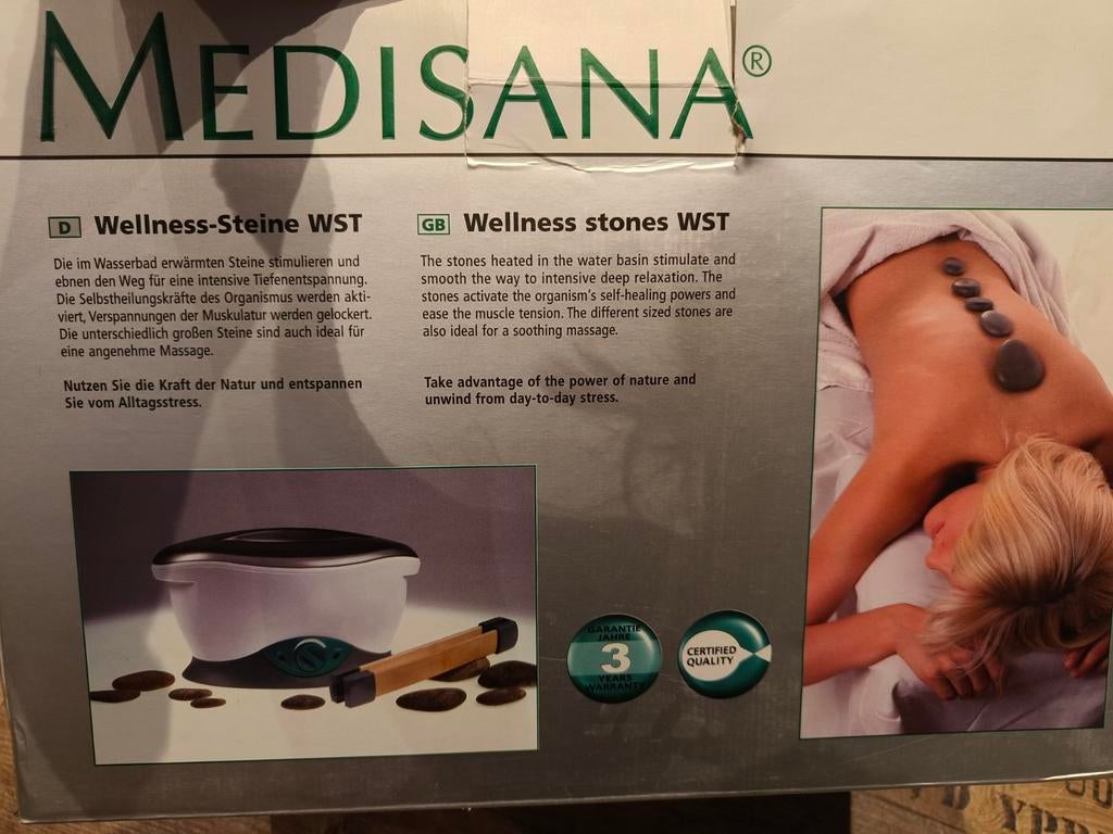 Medisana Wellness Stones WST - Zo goed als nieuw, Ophalen of Verzenden, Zo goed als nieuw, Overige typen