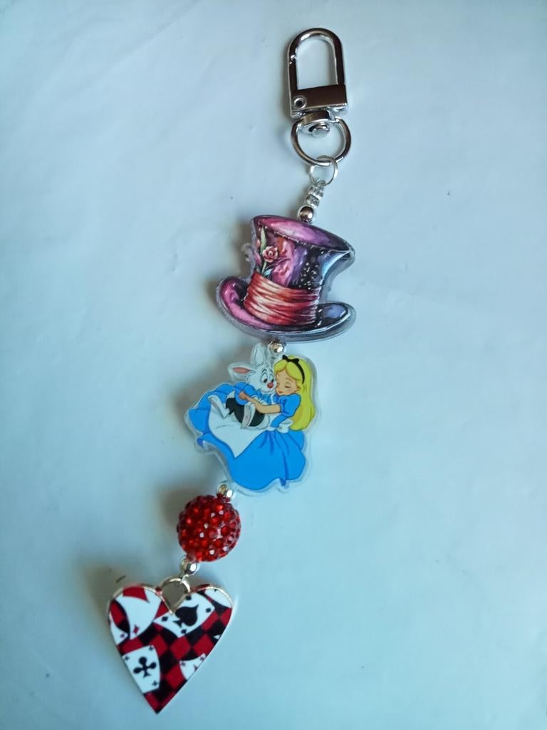 Alice in Wonderland sleutelhanger, Sieraden, Tassen en Uiterlijk, Ophalen of Verzenden, Nieuw