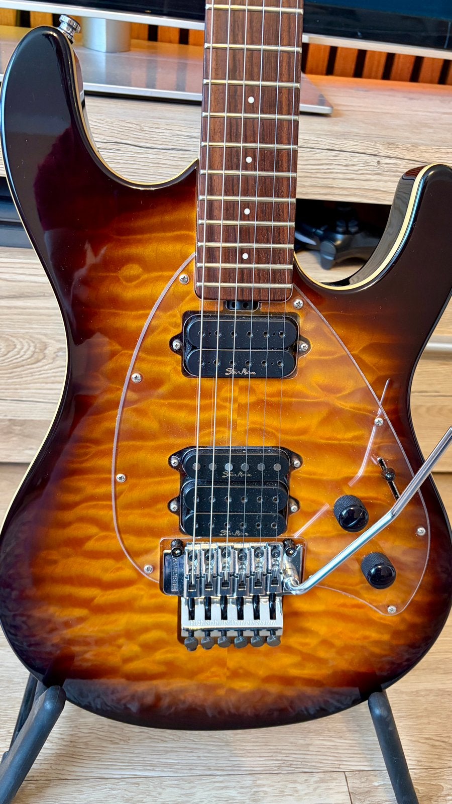 Ernie Ball Musicman Y2D Steve Morse, Ophalen, Zo goed als nieuw, Solid body, Overige merken