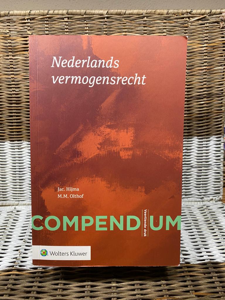 Compendium Nederlands Vermogensrecht - Jac. Hijma, Boeken, Studieboeken en Cursussen, Ophalen of Verzenden, Gamma, Zo goed als nieuw