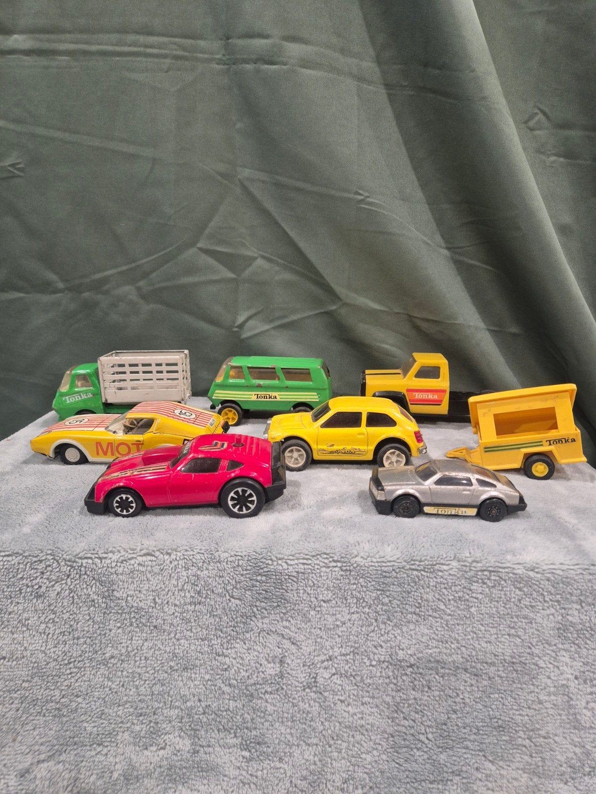 8 Tonka voertuigen - Vintage speelgoedauto's, Ophalen of Verzenden, Gebruikt