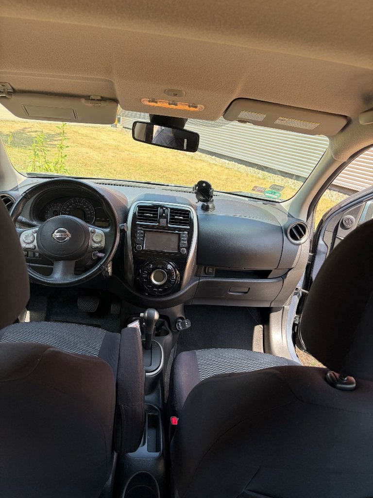 Nissan Micra 1.2 59KW 5DR CVT 2014 Groen, Stof, 40 €/maand, 1198 cc, Origineel Nederlands