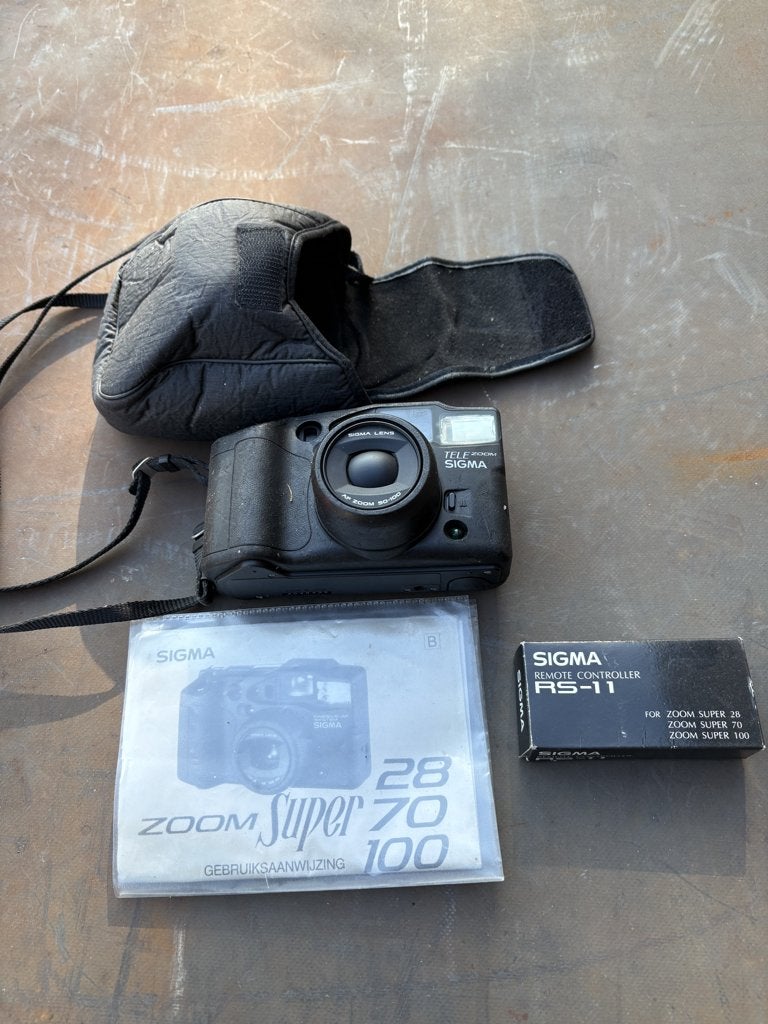 Sigma zoom super 70 100 compact camera, Ophalen of Verzenden, Gebruikt, Compact, Olympus