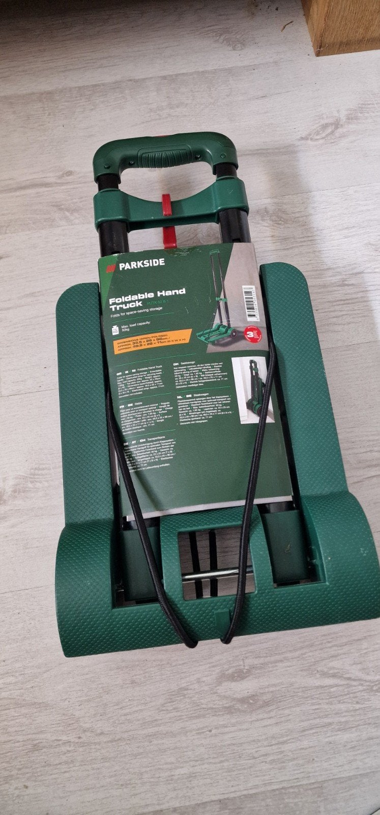 Parkside Opvouwbare Steekwagen - Handige Transportkar, Doe-het-zelf en Verbouw, Ophalen of Verzenden, Nieuw
