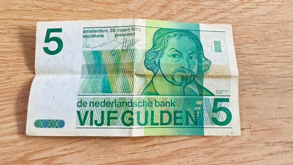 5 Gulden biljet uit 1973 - De Nederlandse Bank, Ophalen of Verzenden, 5 gulden, Los biljet