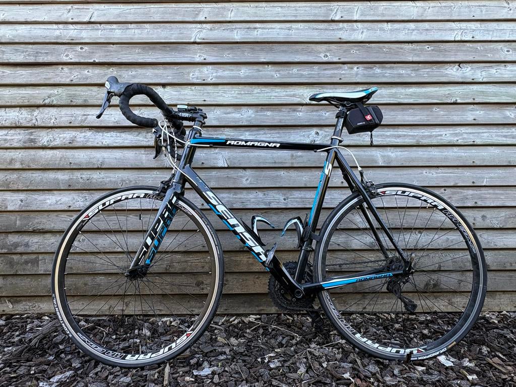 Sensa Romagna Racefiets - Zwart/Blauw, Overige merken, 28 inch, Gebruikt, Aluminium