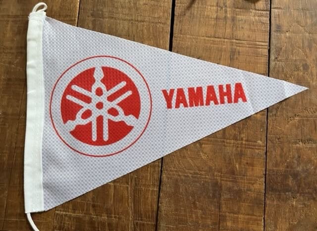 Yamaha  marine wimpel reclame  bootvlag  40 x 30 cm, Ophalen of Verzenden, Zo goed als nieuw, Motoren