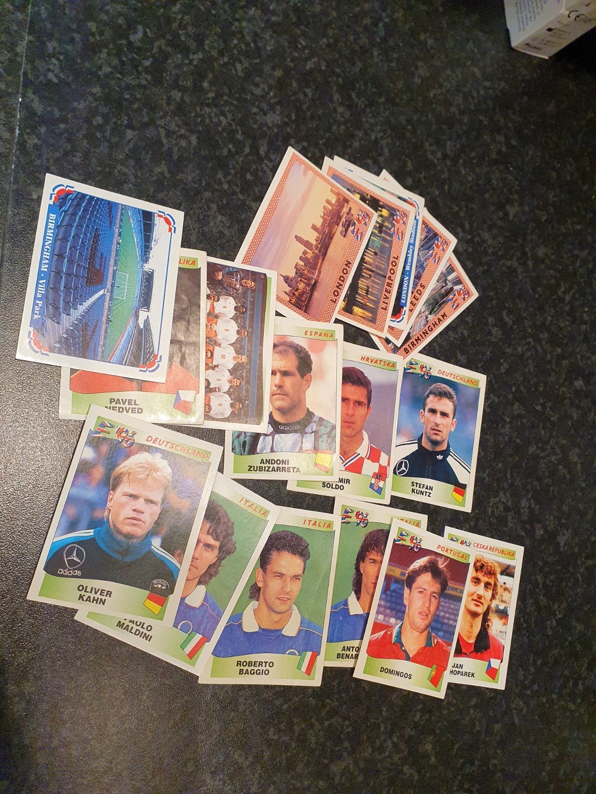 Panini Euro 96, Ophalen of Verzenden, Zo goed als nieuw, Meerdere stickers