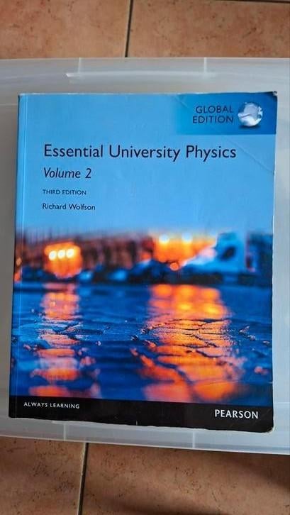 Essential University Physics - Richard Wolfson - Volume 2, Gelezen, Ophalen of Verzenden, Beta, Richard Wolfson