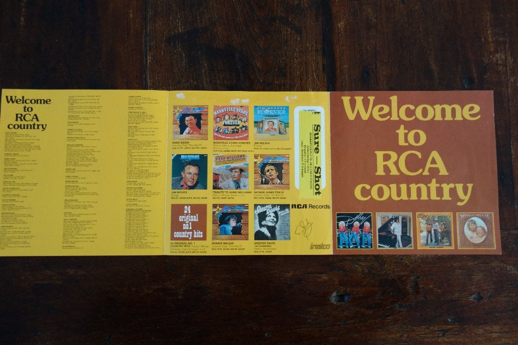 RCA Country folder, Verzamelen, Ophalen of Verzenden, Zo goed als nieuw, Boek, Tijdschrift of Artikel