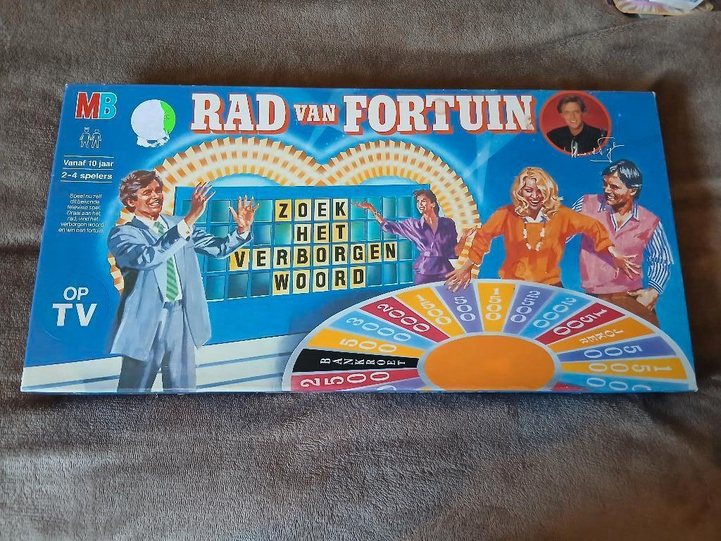 spel rad van fortuin, Drie of vier spelers, Ophalen of Verzenden, Zo goed als nieuw, MB Spellen