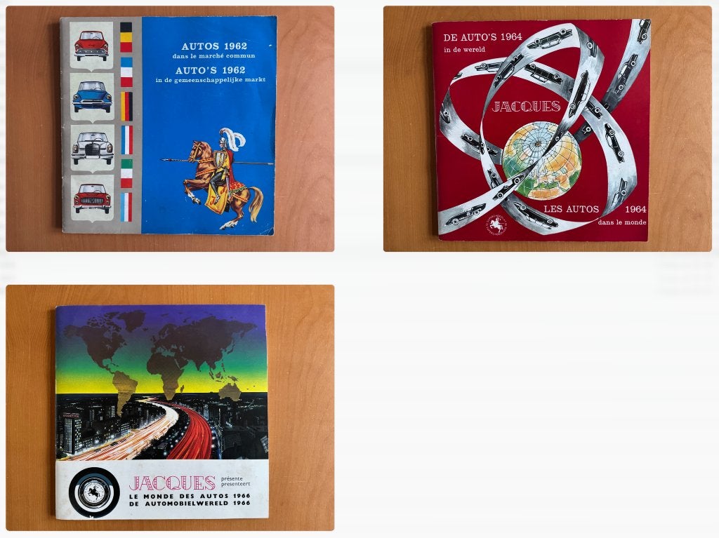 Plaatjesalbum Jacques: Auto albums 1962, 1964, 1966, Boeken, Ophalen, Gelezen, Algemeen