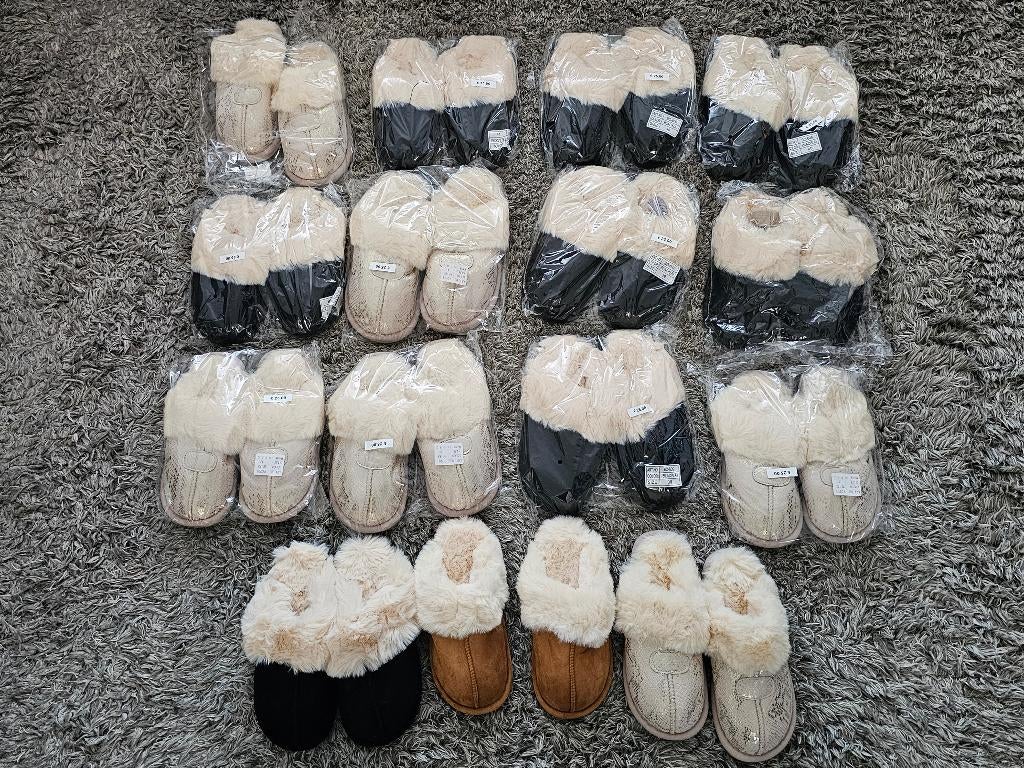 Restpartij Pantoffels diverse maten (15 Stuks), Verzenden, Nieuw, Overige kleuren, Pantoffels of Sloffen