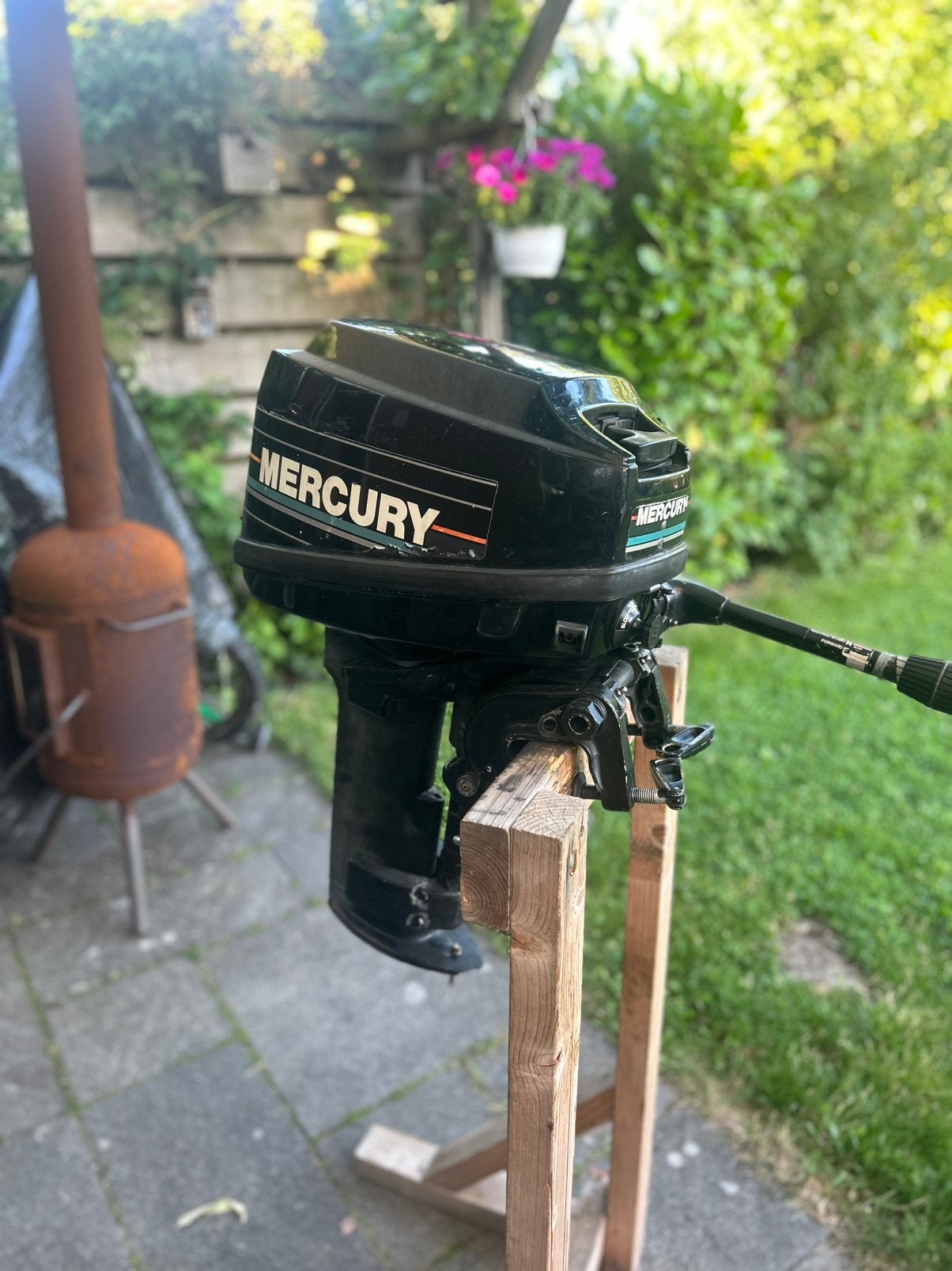 8pk 2 takt opknapper, Watersport en Boten, Bootonderdelen, Ophalen, Gebruikt, Motor en Techniek, Motorboot