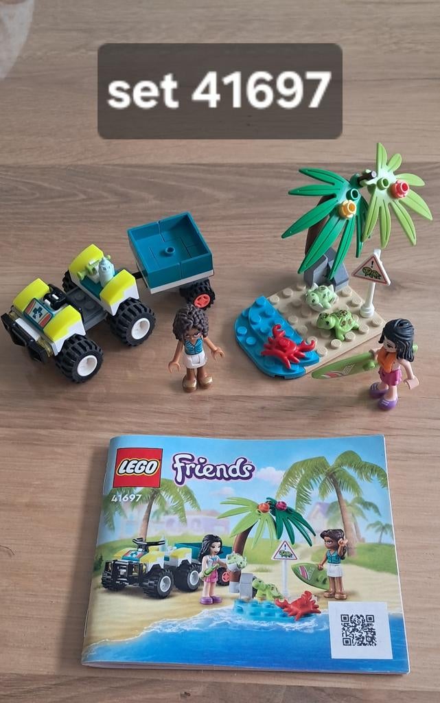 Lego Friends 41697 Schildpad Redding, Ophalen of Verzenden, Zo goed als nieuw, Overige merken