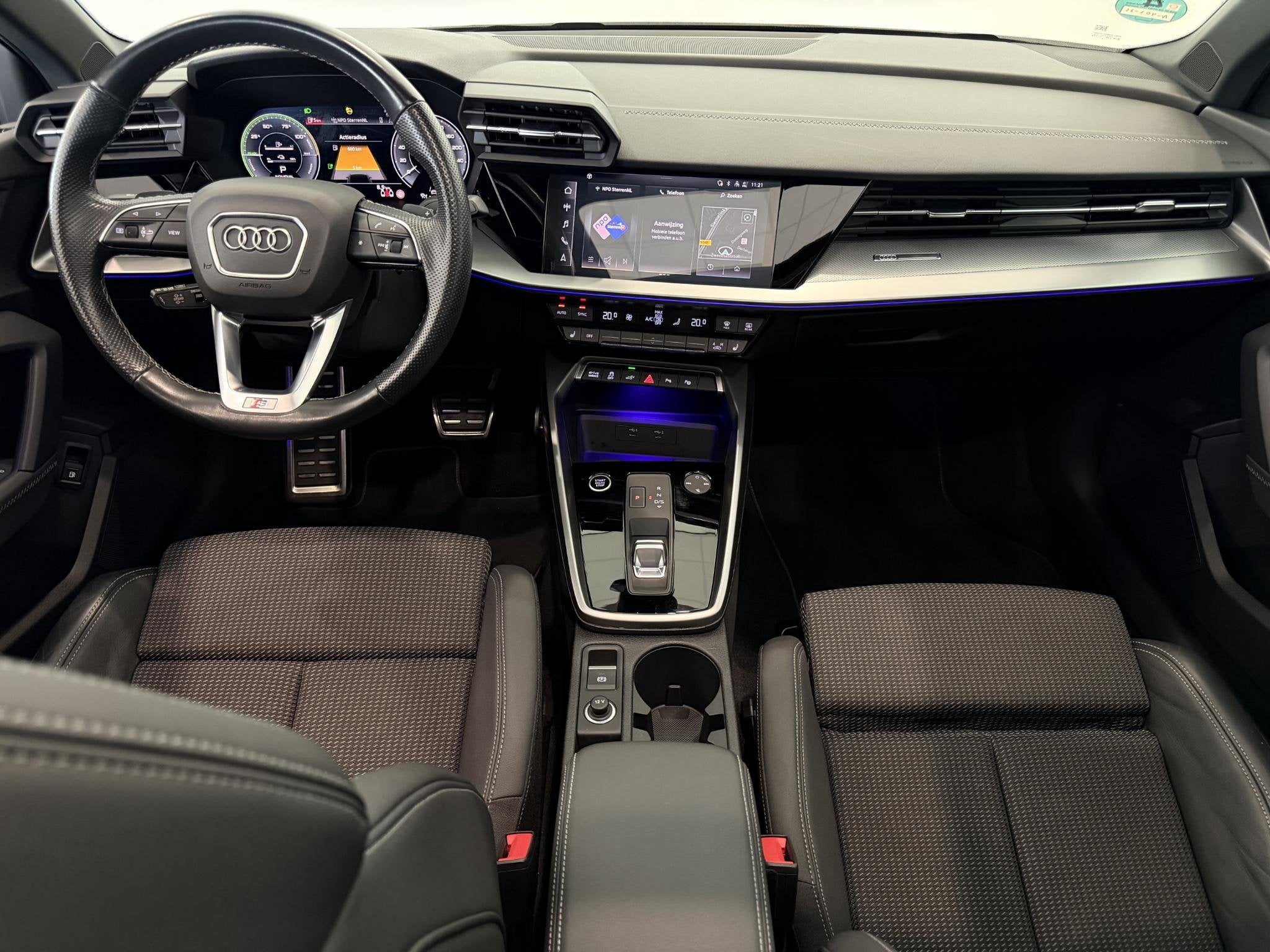 Audi A3 Sportback 40 TFSI e Advanced Edition | 97% SOH | Pan, Auto's, Stof, Gebruikt, 4 cilinders, Blauw